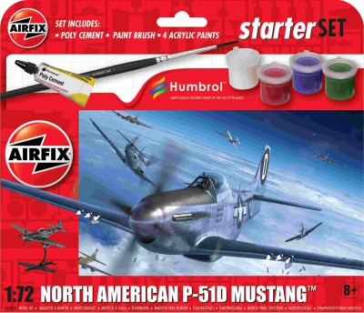 Airfix 55013 North-American P-51D Mustang New tooling in 2024 1/72