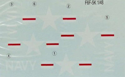 LF Model C4890 Decals F6F-5K Hellcat Drone over Korea 1/48
