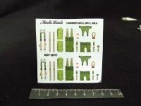 Metallic Details MDP32017 BAe Harrier GR.3, GR.7, GR.9 seatbelts (designed to be used with Trumpeter kits) (3d-printed) 1/32