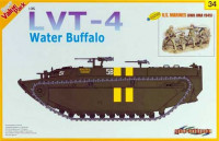 Dragon 9134 LVT-4 Water Buffalo + американские морские пехотинцы (Iwo Jima, 1945) 1/35