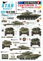 Star Decals 35-C1298 Australia in Vietnam # 1.Aussie Centurion Mk.5s in South Vietnam 1/35