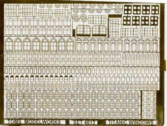 Tom's Modelworks 4014 RMS Titanic window frame 1/400