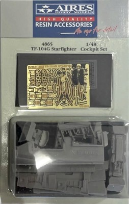 Aires 4865 TF-104G Starfighter cockpit set (KIN) 1/48
