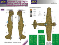 Lf Model M3266 Mask Macchi C.200 Saetta Tropical snake patt. 1/32