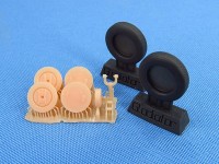 Metallic Details MDR48247 Gloster Gladiator wheels 3d-printed  1/48