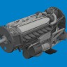 Eduard 6481130 BRASSIN P-40N engine PRINT (EDU) 1/48