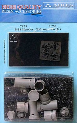 Aires 7171 B-58 Hustler exhaust nozzles 1/72