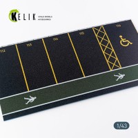 Reskit RS43001 Supermarket Parking type 1 Base (180x357) 1/43