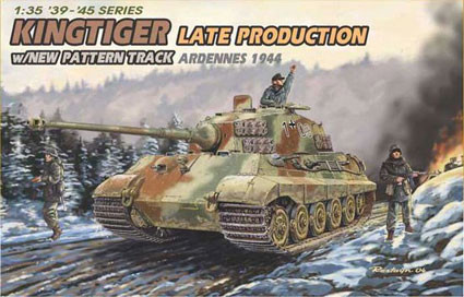 Dragon 6232 KINGTIGER HENSCHEL w/NEW TRACK