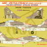 Kora Model MDE72003 MiG-29 Fulcrum 9-12 Polish Service декали декали 1/72