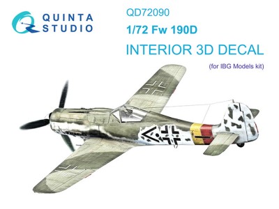 Quinta Studio QD72090 Fw 190D (IBG models) 1/72