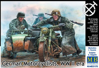 Master Box 35178 German Motorcyclists, WWII era 1/35