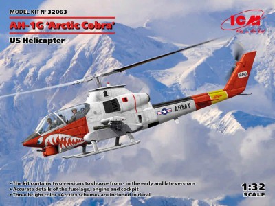 ICM 32063 AH-1G 'Artic Cobra' US Helicopter 1/32