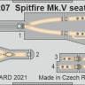 Eduard FE1207 Spitfire Mk.V seatbelts STEEL (EDU/SP.H.) 1/48