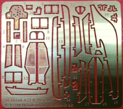 NH Detail NHA72-059 Mikoyan-Gurevich Ye-152M/Ye-150 Detail Set 1/72