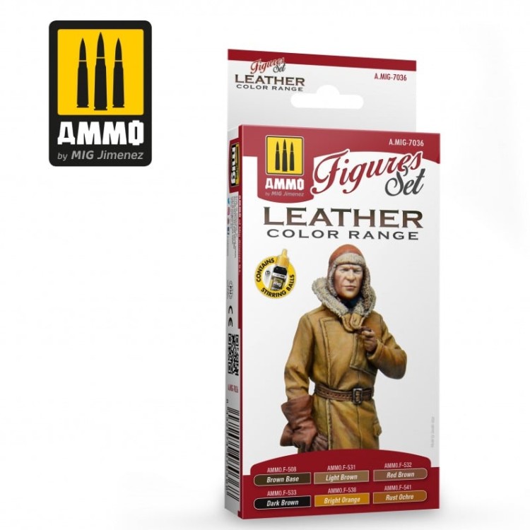 Ammo Mig 7036 Набор красок Цвета кожи (для фигур)