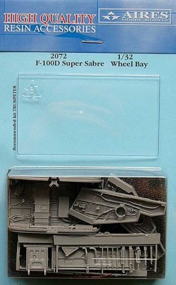 Aires 2072 F-100D Super Sabre wheel bay 1/32