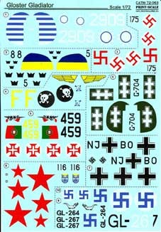 Print Scale 72-063 Gloster Gladiator Part 2 1/72