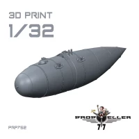 77Propeller 77PRP752 Bf 109G External Fuels Tanks - Variant A 1/32