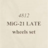 RES-IM RESIM4812 1/48 MiG-21 late wheels set
