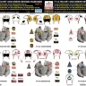 HAD 321012 F-14 Helmet & dress sewing markings Vol.4 1/32