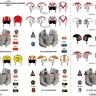 HAD 321012 F-14 Helmet & dress sewing markings Vol.4 1/32
