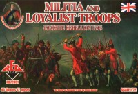 Red Box 72051 Jacobite Rebellion Militia and Loyalist Troops 1/72