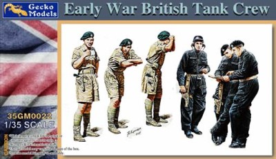 Gecko Models 35GM0022 Early War British Tank Crew 1:35