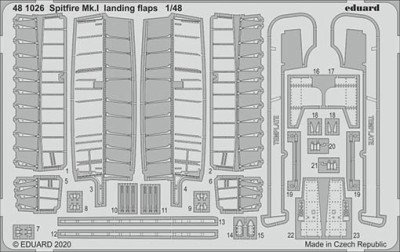 Eduard 481026 SET Spitfire Mk.I landing flaps (EDU)