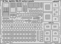 Eduard 48766 1/48 Фототравление Spitfire Mk.IX surface panels