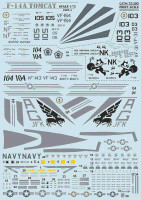 Print Scale 72-390 Tomcat F-14 A Part 3 1/72