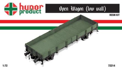 Hunor Product 72214 Open Wagon - low wall (resin kit) 1/72
