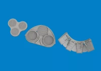 Eduard 6481144 BRASSIN P-40N radiators upgrade set (EDU) 1/48