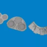 Eduard 6481144 BRASSIN P-40N radiators upgrade set (EDU) 1/48