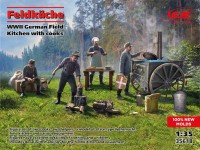 ICM 35618 Feldkuche, German WWII Field Kitchen w/ cooks 1/35