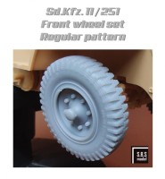SBS Model 35046 Sd.Kfz. 11/251 Front wheels - regular pattern 1/35