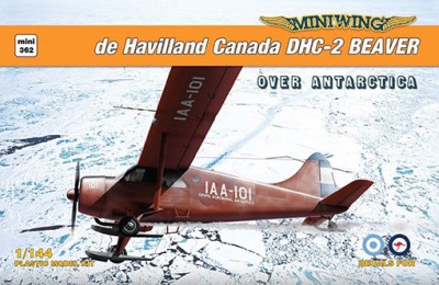 Miniwing Plastic MINI362 de Havilland Canada DHC-2 Beaver / Over Antarctica 1 kit boxed, 2 decal versions 1/144