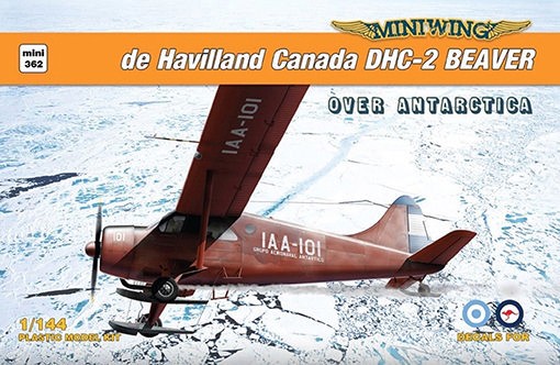 Miniwing Plastic MINI362 de Havilland Canada DHC-2 Beaver / Over Antarctica 1 kit boxed, 2 decal versions 1/144