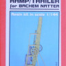 Brengun BRS144032 Bachem Natter RAMP/TRAILER (resin kit) 1/144
