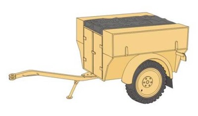 Planet Models MV7299 Sd.Anh German WWII Trailer 1/72
