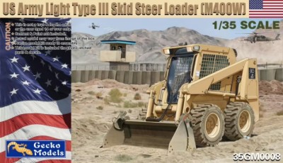Gecko Models 35GM0008 US Army Light Type III Skid Steer Loader M400W 1/35