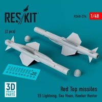 Reskit 48374 Red Top missiles (EE Lightning, Sea Vixen) 1/48