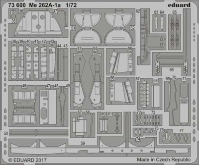 Eduard 73600 Me 262A-1a 1/72