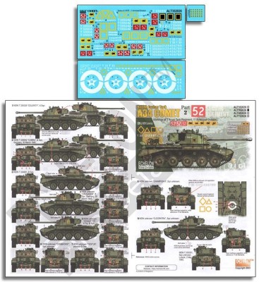 Echelon FD ALT352026 A34 Comets of 3 RTR, 11 Armoured Division 1/35 Echelon FD ALT352026 A34 Comets of 3 RTR, 11 Armoured Division 1/35