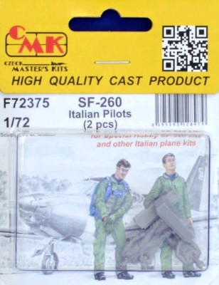 CMK F72375 SF-260 Italian Pilots (2 fig.) 1/72