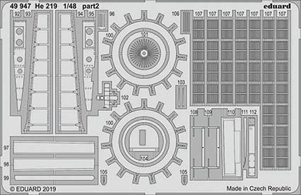 Eduard 49947 SET He 219 (TAM)