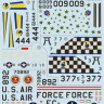Print Scale 72-150 F-102 Delta Dagger Part2 The complete set 1,5 leaf Wet decal 1/72