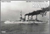 Combrig 70465 USS BB-21 Kansas Battleship, 1907 1/700