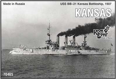 Combrig 70465 USS BB-21 Kansas Battleship, 1907 1/700