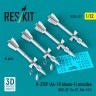 Reskit 32577 R-27EP (AA-10 Alamo-F) missiles (4 pcs.) 1/32